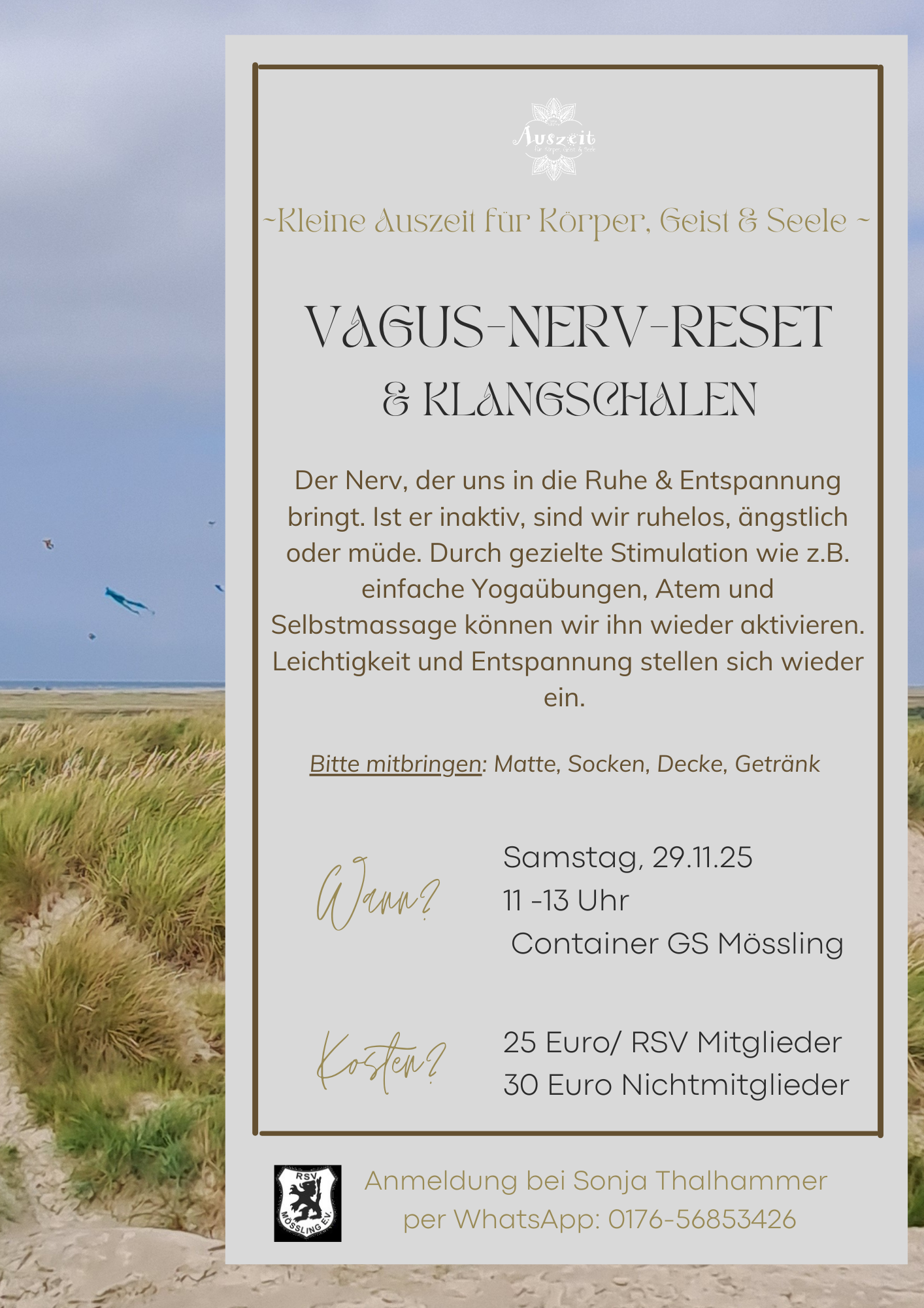 Workshop Faszien in Bewegung